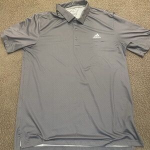 Adidas Men's Charcoal Polo Shirt